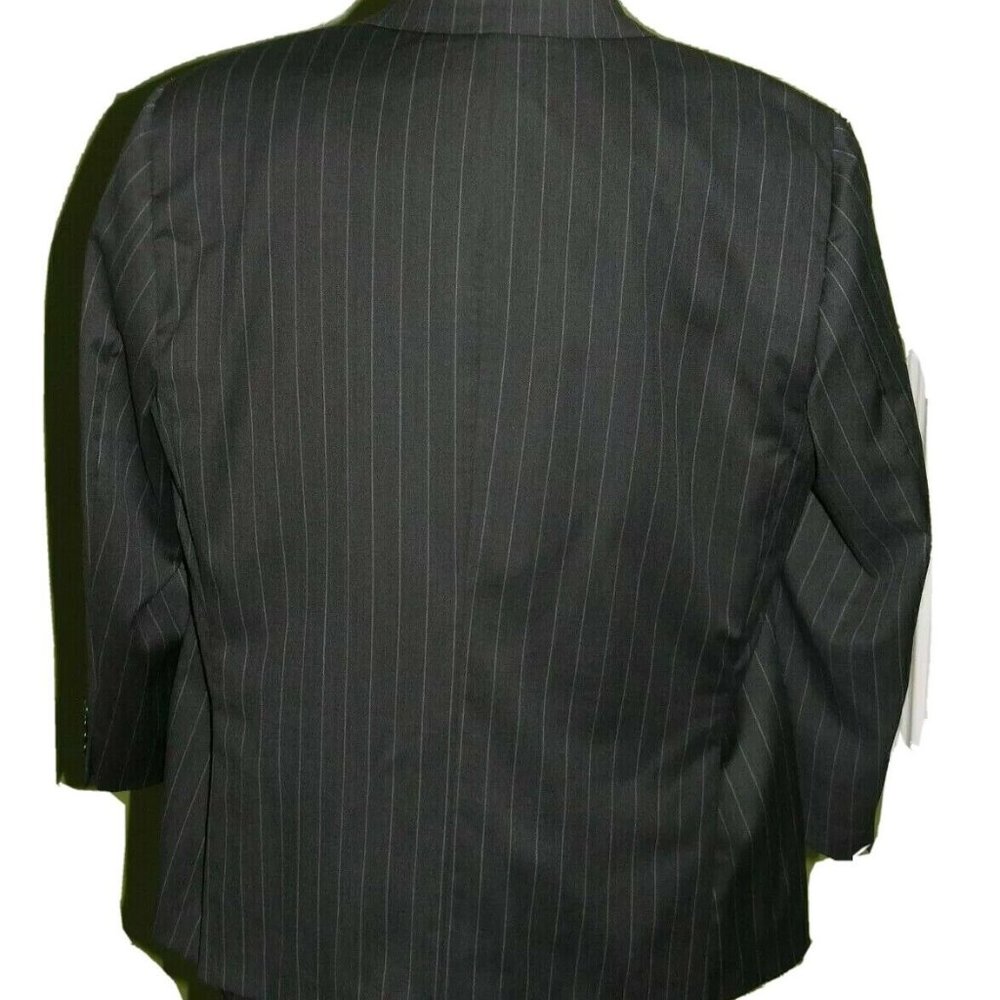 Samuelsohn Performance Loro Piana Gray Stripes Tw… - image 8